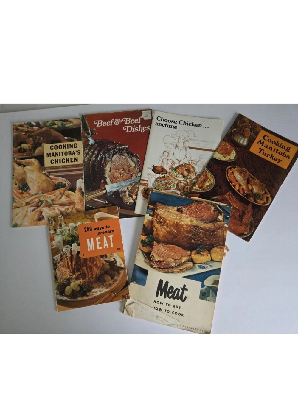 Meat Cookbook Booklet Vintage